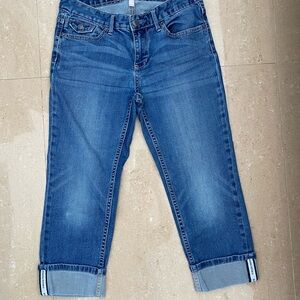 Banana Republic Jeans Sz 2P (26) cuffed crop stretch